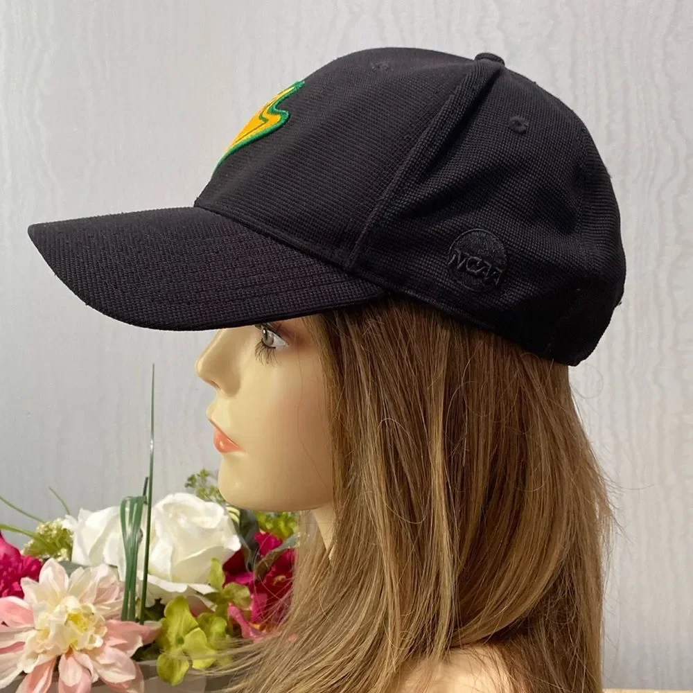 NCAA Oregon Ducks Cap Hat Adjustable Unisex Black Gold Green